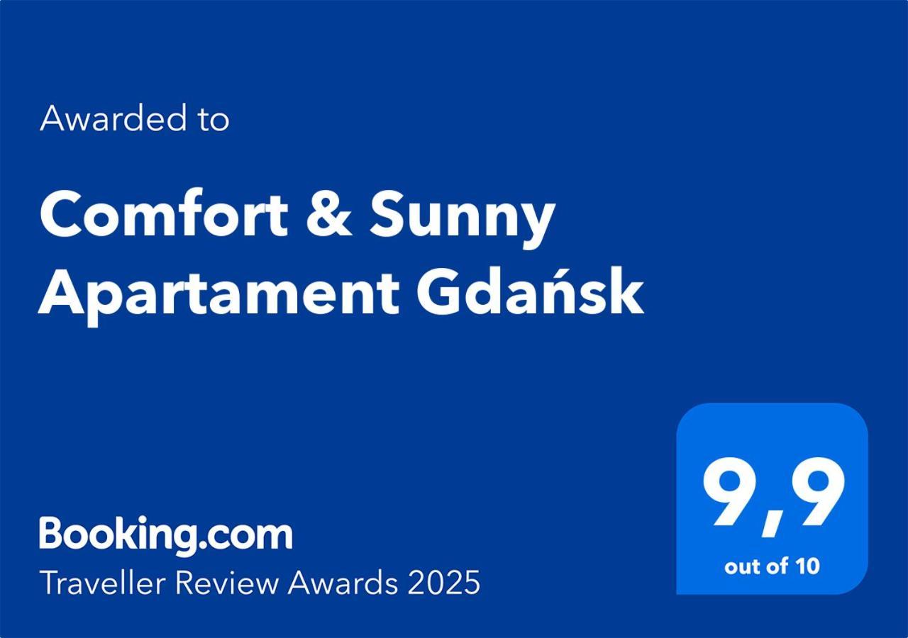 Comfort & Sunny Apartament Gdańsk Zewnętrze zdjęcie